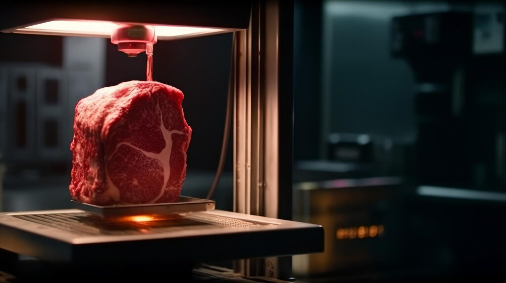 carne 3d impresión