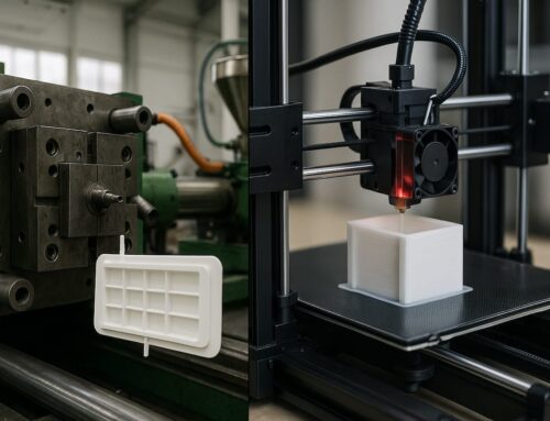 Inyección de plástico vs impresión 3D: cuándo elegir cada proceso